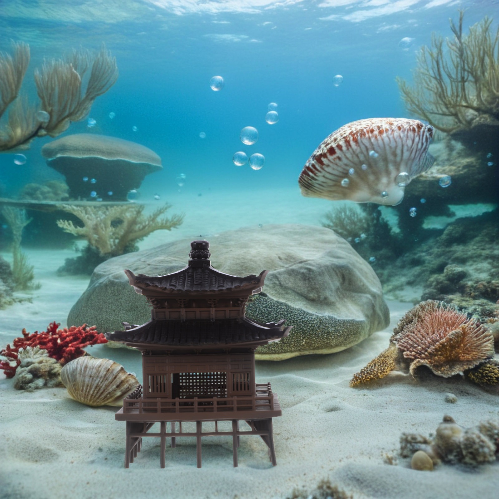 Miniature Chinese Pavilion Orn - đánh giá và giá Bonsai Garden Landscape Design