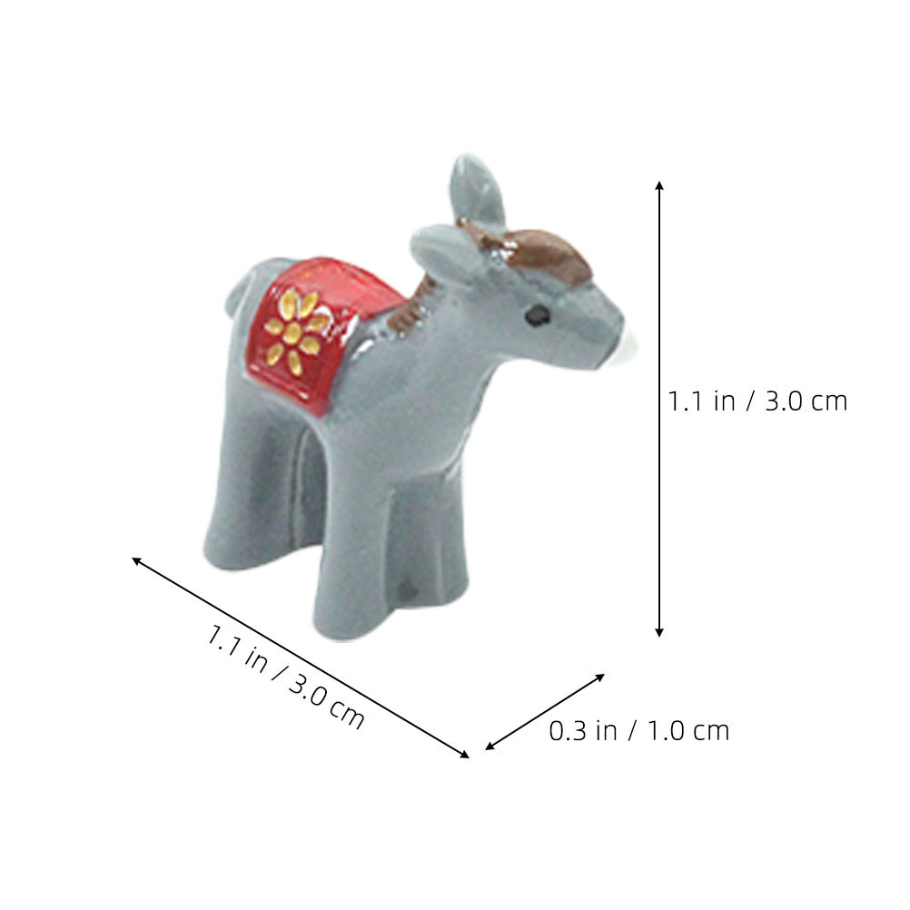 12Pcs Resin Mini Donkey Garden - đánh giá và giá Bonsai Garden Landscape Design