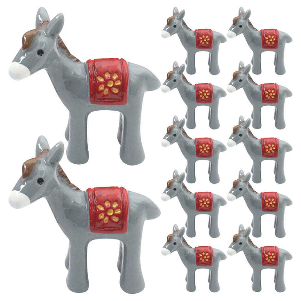 12Pcs Resin Mini Donkey Garden - đánh giá và giá Bonsai Garden Landscape Design