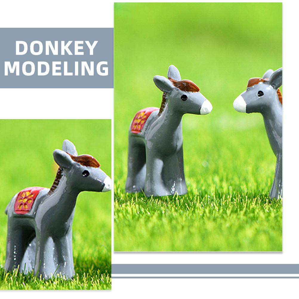 12Pcs Resin Mini Donkey Garden - đánh giá và giá Bonsai Garden Landscape Design