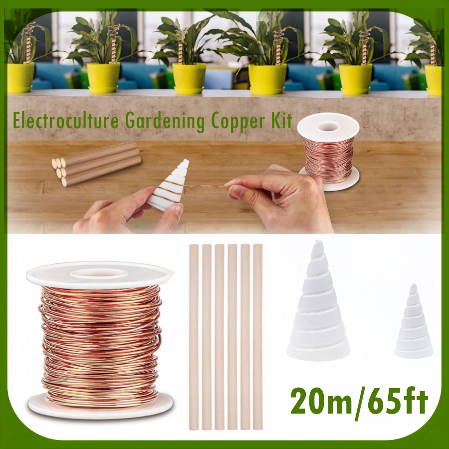 20m/65ft Electroculture Garden - đánh giá và giá Copper Wire Roll