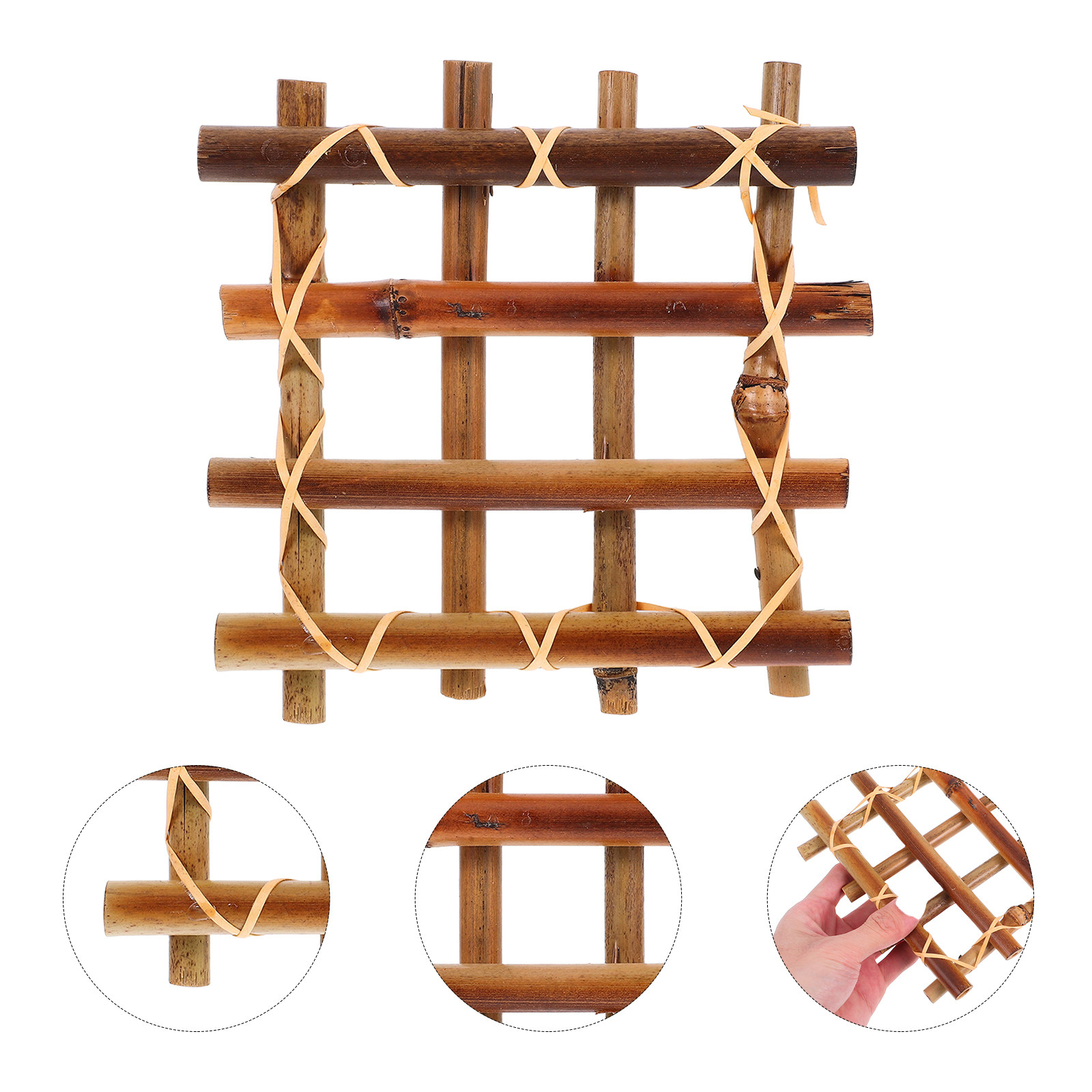 2Pcs Bamboo Fence Miniature Gr - đánh giá và giá Bonsai Garden Landscape Design