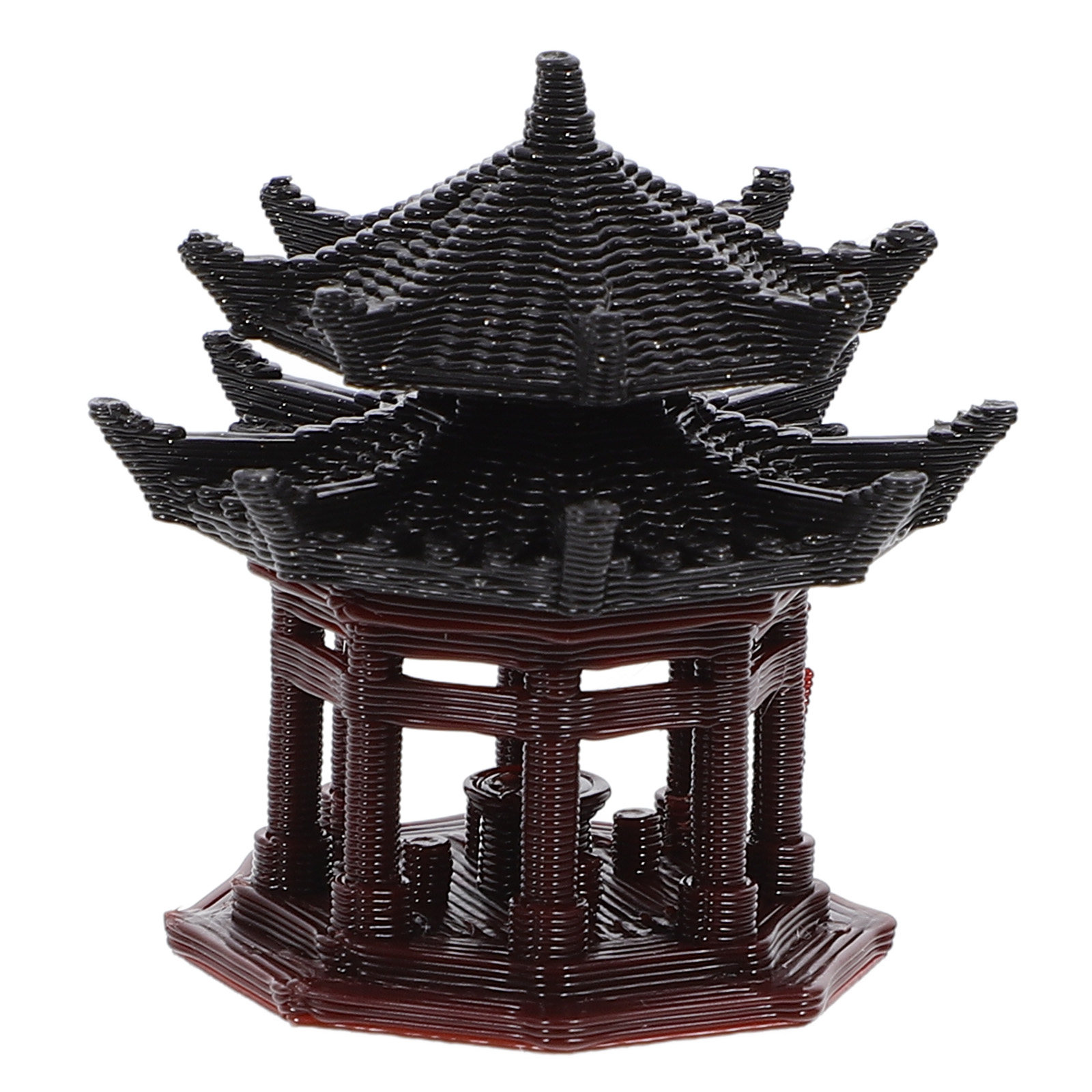 Mini Plastic Pavilion Statue O - đánh giá và giá Bonsai Garden Landscape Design