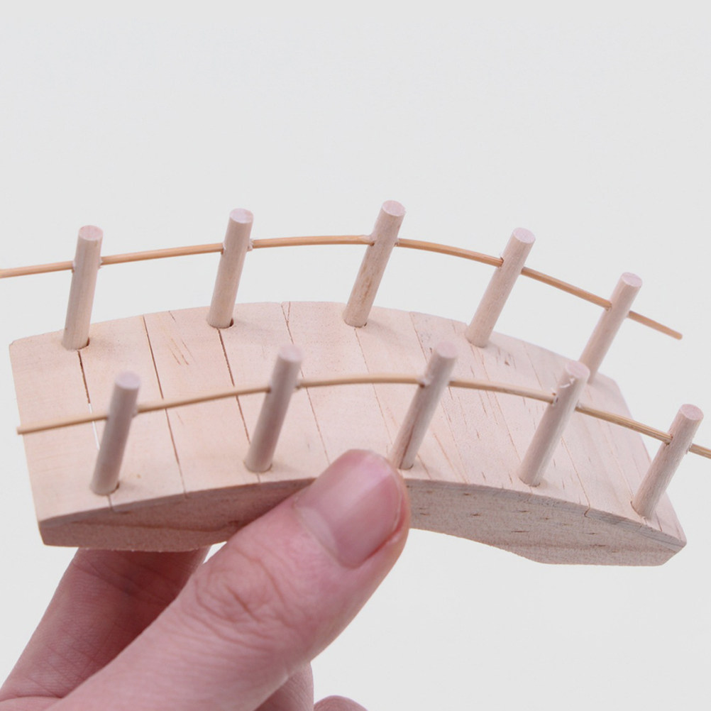 2Pcs Mini Wooden Arch Bridge V - đánh giá và giá Bonsai Garden Landscape Design