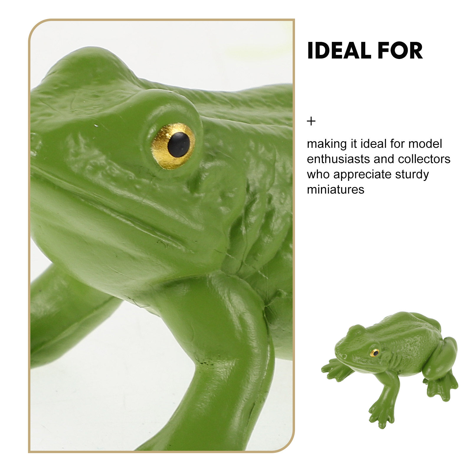 1Set Detailed Mini Frog Statue - đánh giá và giá Bonsai Garden Landscape Design