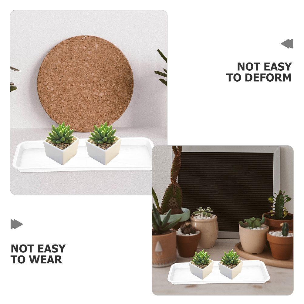 5Pcs Rectangular Shallow Plant - đánh giá và giá Drip Tray Saucer